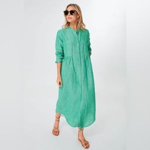 Pomander Place Sea Green Lydell Maxi Dress with pockets